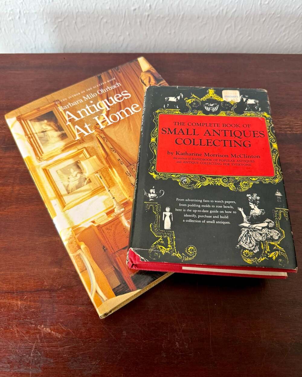 Antiques Collecting Book Lot of 2, Small Antiques Collecting, Antiques at Home